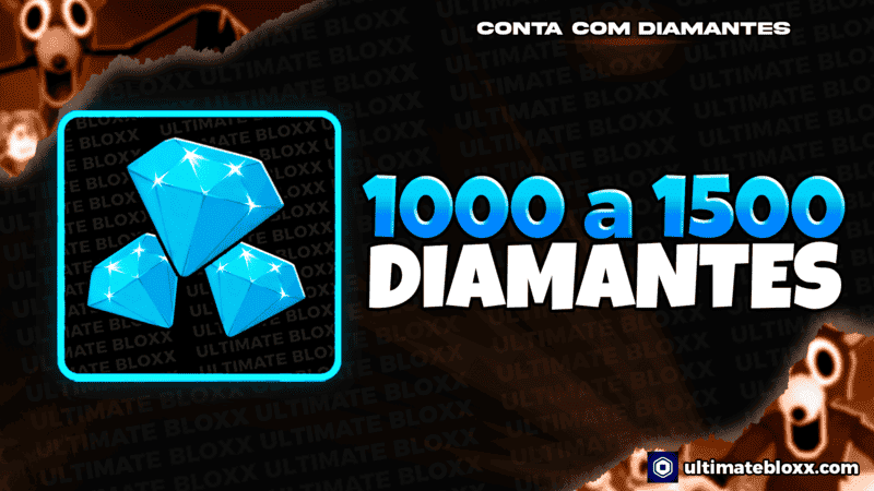 [💎1000~1500] Conta com Diamantes